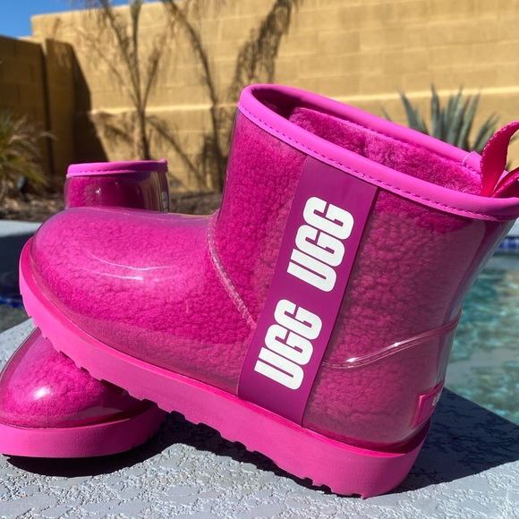 UGG hot pink waterproof boots NWOB - Picture 3 of 9